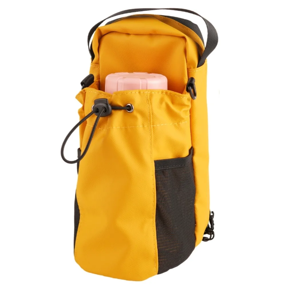 

Magnetic Water Bottle Sling Bag Pull Cord Multi-layer Gym Bottle Bag Colorful Portable Crossbody Sports Bag Fitness