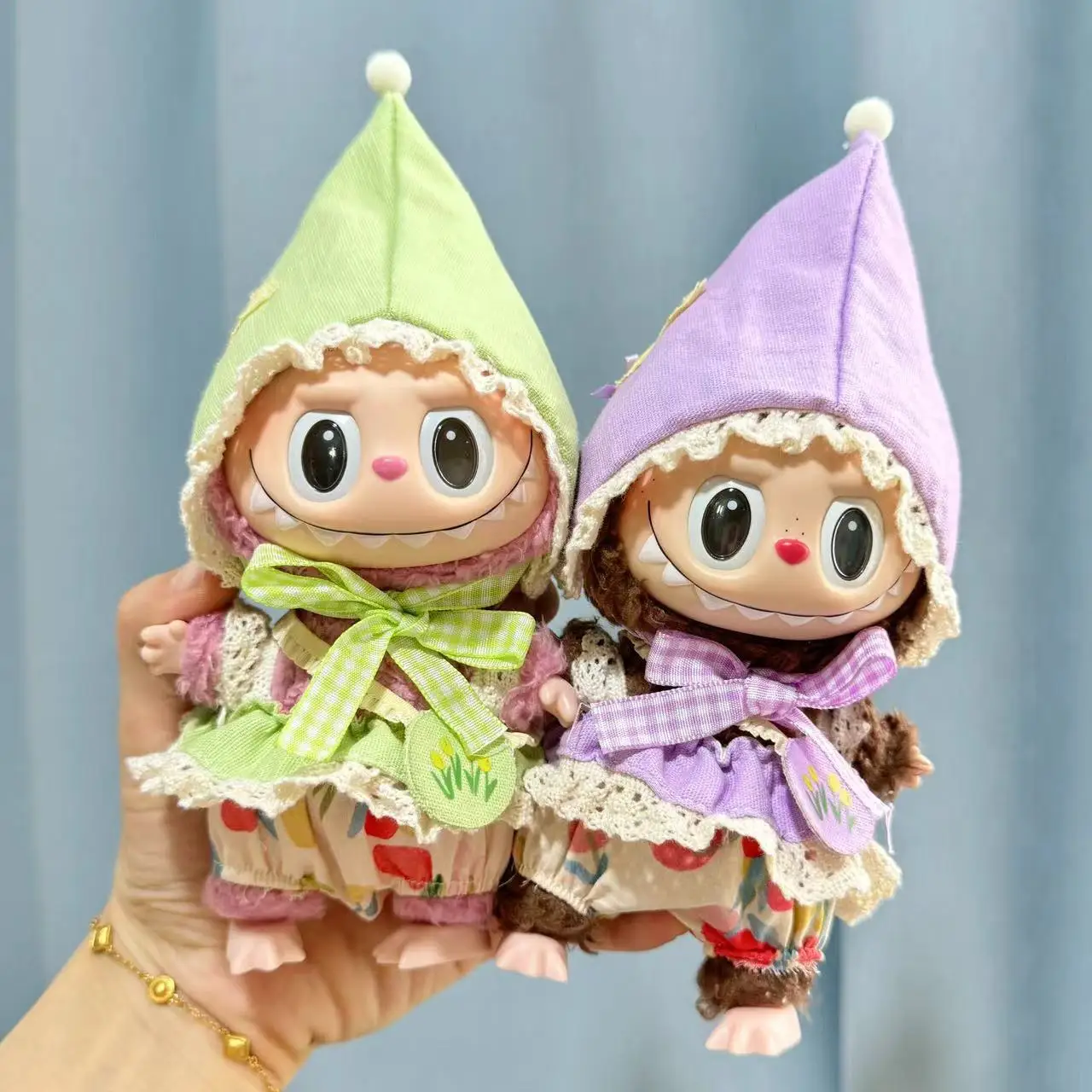 

17cm Cute Witch Baby Clothes Accessories For Korea Kpop Exo Labubu Idol Dolls Clothing 2 Colors Doll Clothes Girl Gifts