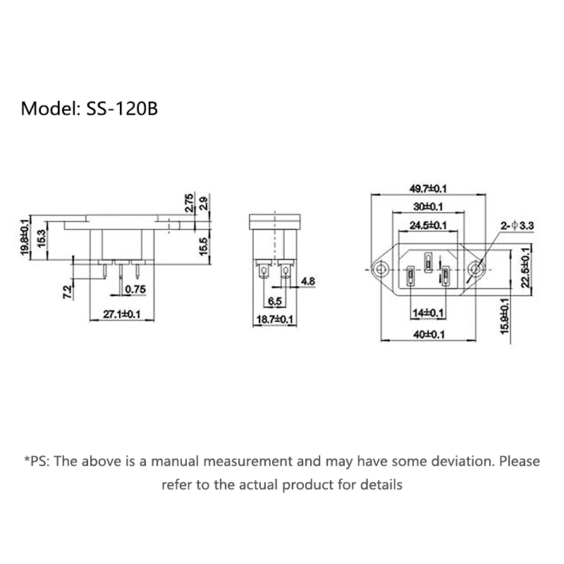 5 قطعة 3P IEC 320 C14 ذكر التوصيل لوحة مداخل الطاقة مآخذ موصلات التيار المتناوب 250 فولت 10A ﻿