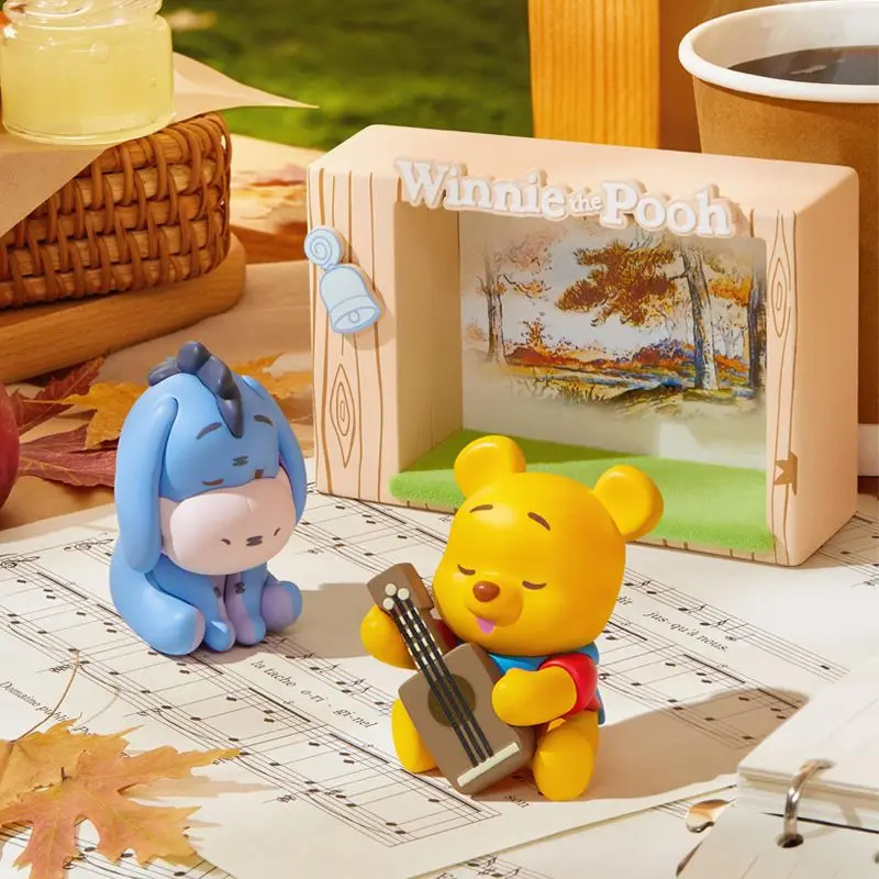 MINISO ウィニー・ザ・プー 秋の外出シリーズ ブラインドボックス デスクトップオーナメント トレンディなおもちゃ ギフト