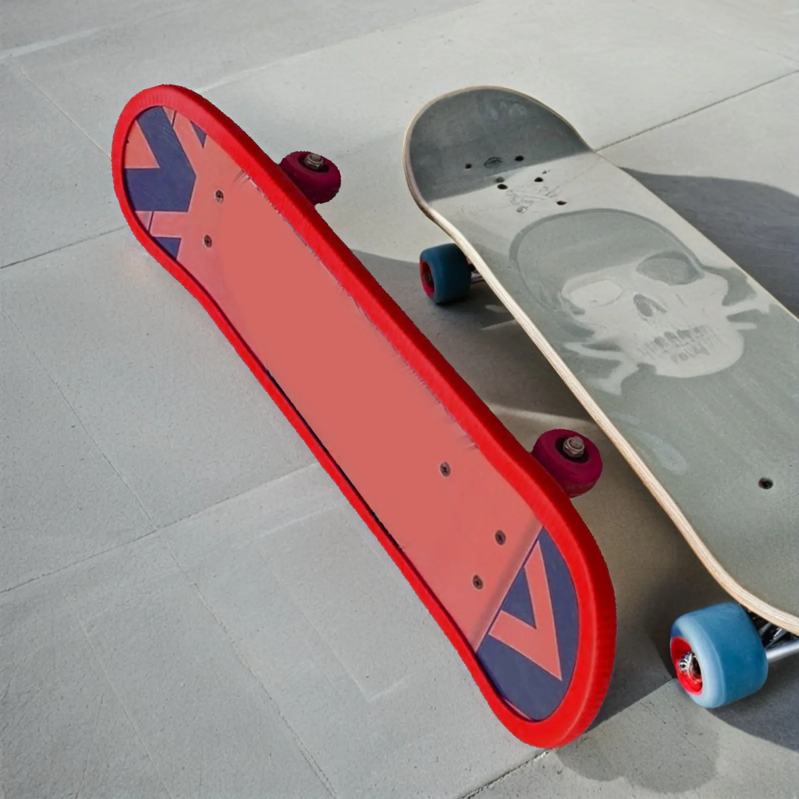 

4Pcs Skateboard Deck Edge Guard Snowboard Impact Protector Universal Tip Tail Cover Shock Absorbing Anti-Collision Bumper Strip