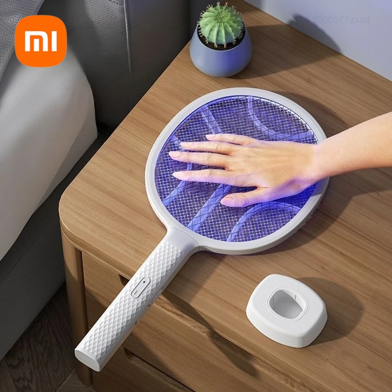 

Электрическая мухобойка Xiaomi, ручная лампа для уничтожения вредителей и ловушка для комаров, безопасная перезаряжаемая лампа для домашнего офиса, сада, патио, кемпинга