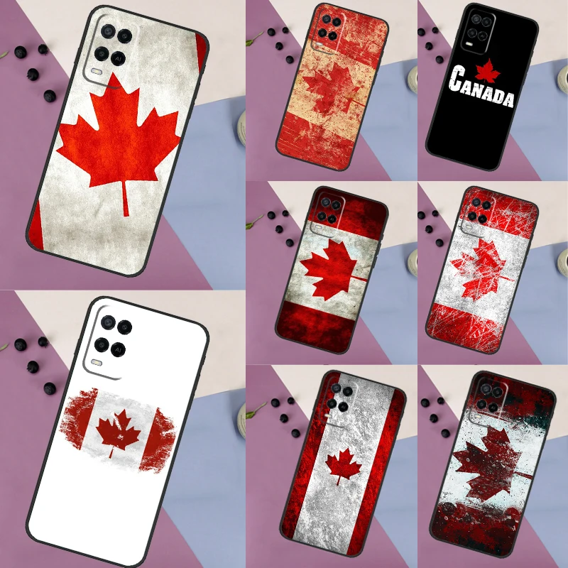 Canada Canadian Flag For OPPO A53 A54 A57 S A52 A72 A17 A77 A74 A94 A5 A9 A53 A58 A78 A98 A15 A16 A76 A96 Case