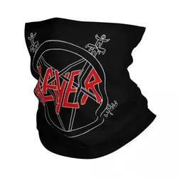 Custom Slayers Heavy Metal Rock Band Winter Headband Neck Warmer Women Men Ski Hunting Tube Scarf Face Bandana Gaiter