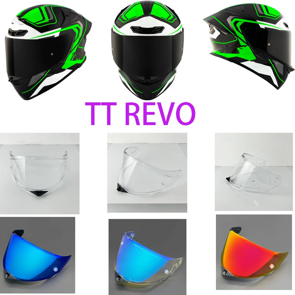 

Motorcycle helmet Visor for KYT TT Revo Helmets Replacement Lens Shield Windshield Glass goggle for KYT