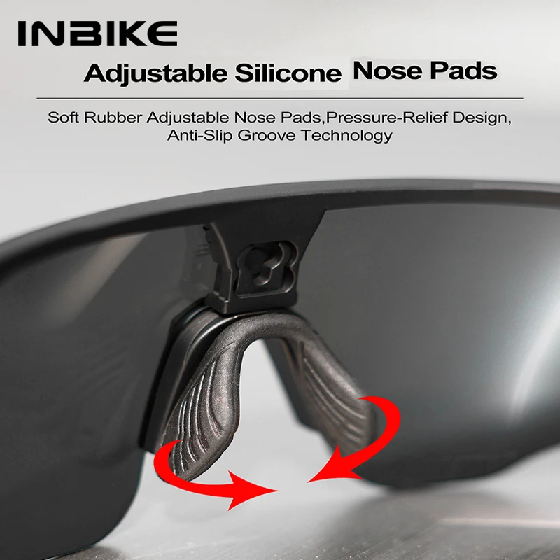 INBIKE Polarized Cycling Glasses UV400 Protection Sports Sunglasses for Road Biking Mountain Bike Running Hiking Outdoor Glasses - Image 4