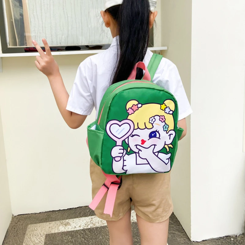 Cute Girls Nylon Small Kawaii Backpacks New 2-5 Year Old Children Primary School Bags Students Mochila for Teenagers Fashion Hot