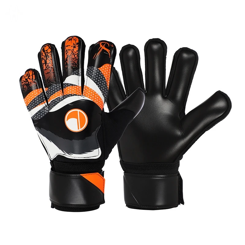 Guantes de Portero Antideslizantes de Látex con Protección para los Dedos, Tallas 4, 5, 6, 7, 8, 9, 10, para Adultos, Jóvenes y Niños, Fútbol