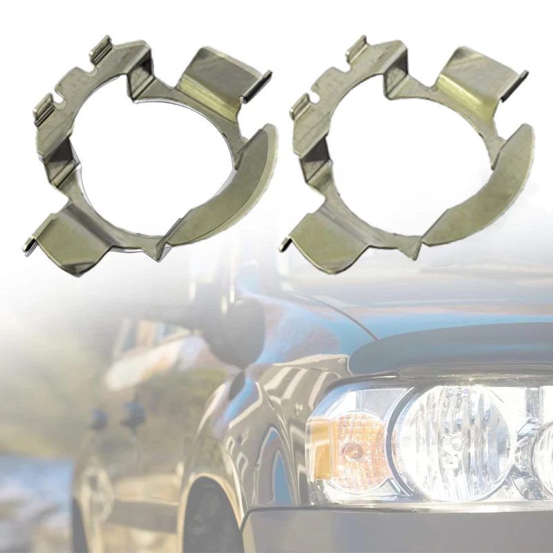 

H7 Led Headlight Bulbs Base Holders 2PCS For BMW 3 Series E46 H7 Clip Bracket Adapters Retainers