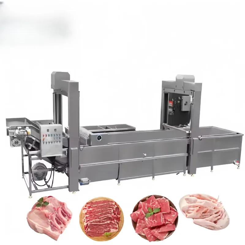 ماكينة ذوبان اللحوم المجمدة المتوفرة للطاقة أوتوماتيكية بالكامل، معدات النفق المستمر، ذوبان موحد لنباتات اللحوم