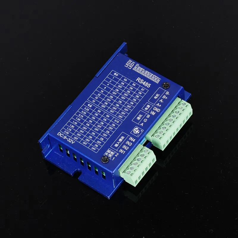 Motor driver RS485 blue DC9-32V communication host computer programming electric push rod control telescopic
