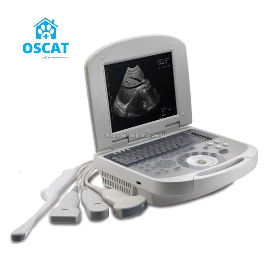 OSCAT EURPET Hot Sale Multi-probe Portable Laptop Scanner Small Vet Ultrasound Machine Animal Diagnostic Instrument