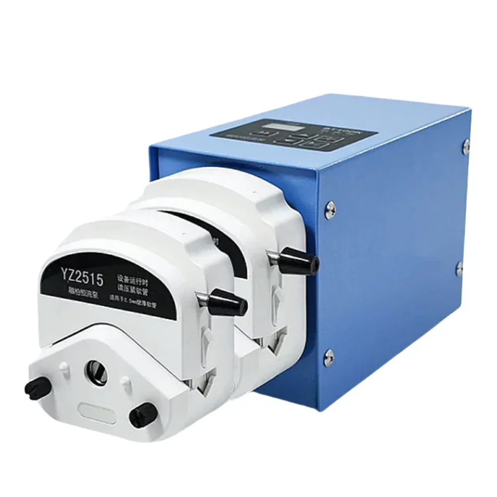 Bomba peristáltica de aço bt100, laboratório yz1515/yz2515, bomba de distribuição de fluxo constante, máquina de enchimento de passo autoescorvante