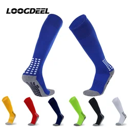 LOOGDEEL Soccer Socks Adult Children Knee High Long Tube Towel Bottom Anti Slip Shock-absorbing Basketball Football Sports Socks