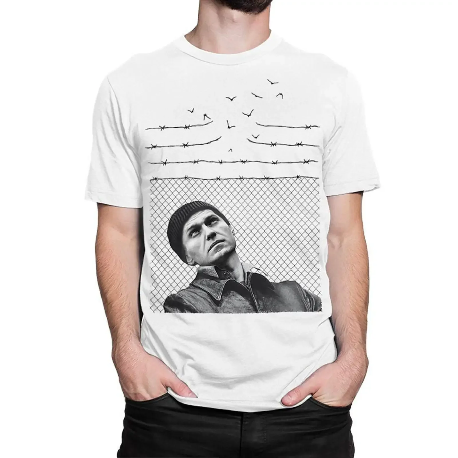 Alexei Navalny and One Flew Over the Cuckoo's Nest T Shirt  Sizes NAV 852421 vintage Washed Versatile designer clothes