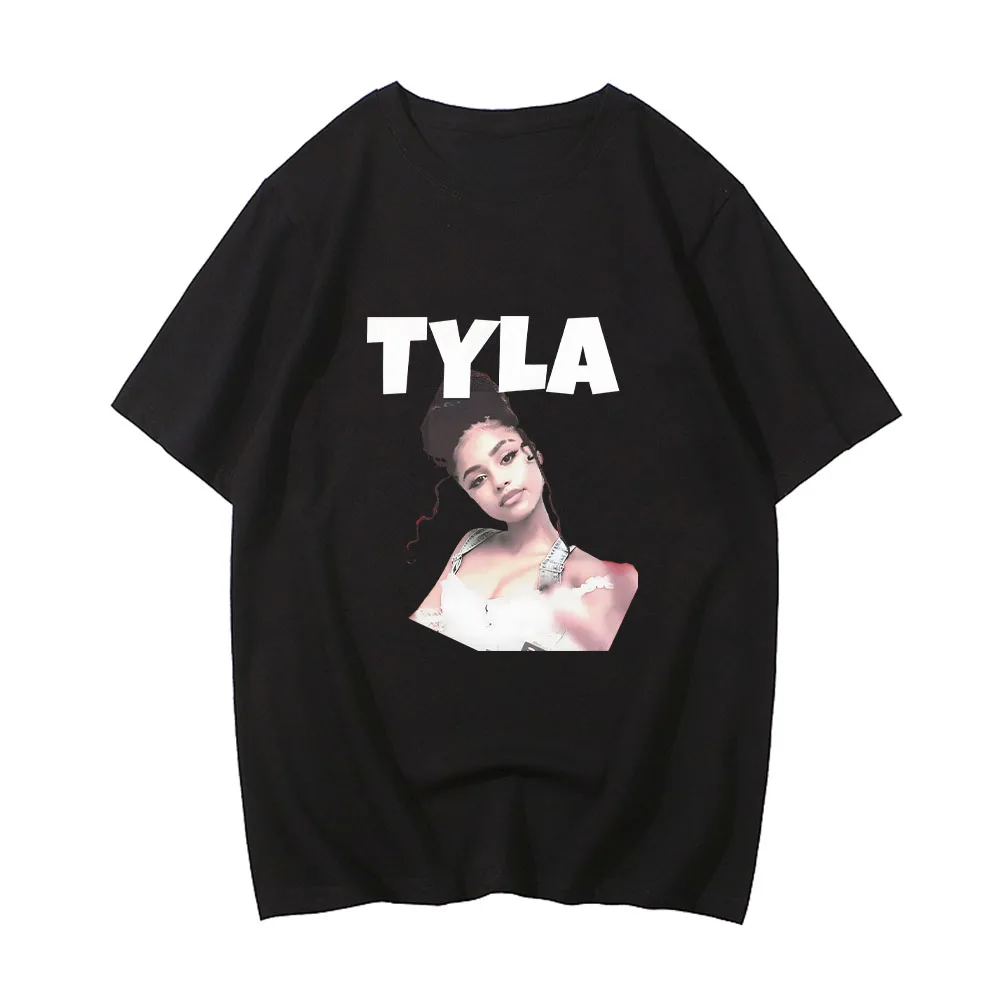 Tyla T-shirt for Summer Fashion Aesthetic Printing Tee-shirt funko pop Cotton Short Sleeve Tshirt Ropa Hombre O-neck Tees Top