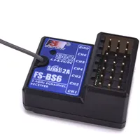 Flysky FS-BS6 2.4G 6CH Receiver with Lipo Battery Strap Compatible for FS-GT5 FS-IT4S FS-I6X Transmitter RC Car Boat