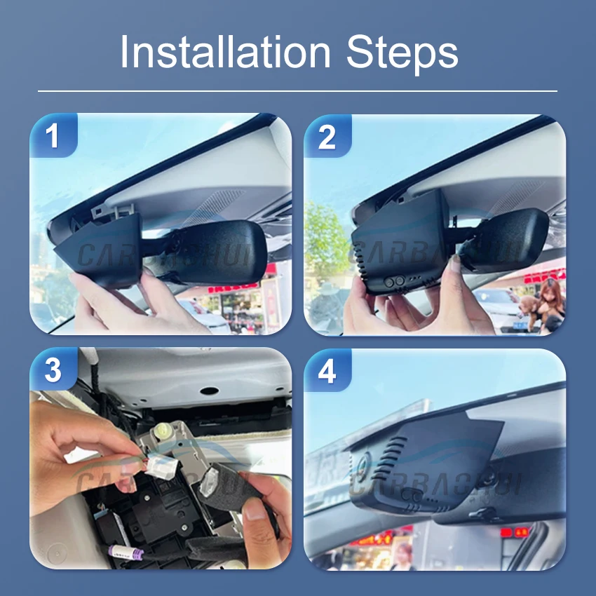 Video Recorder Night Vision 4K 2160P UHD Plug and Play Car DVR Dash Cam Camera For Honda Accord 11 Mk11 CY 2023 2024 2025