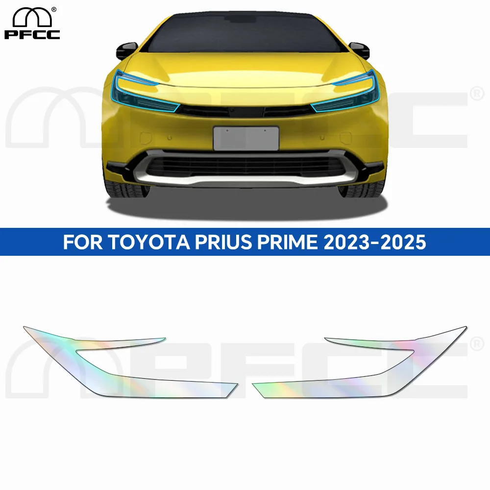 

For Toyota Prius Prime 2023 PPF TPU Clear Headlight Car Paint Protection Film Pre Cut Accessories Transparent Repair Accessories