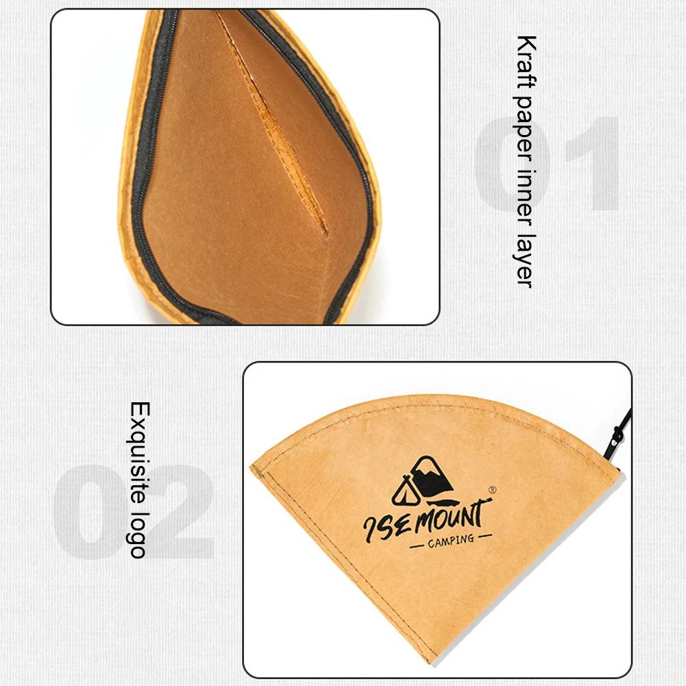 Многоразовый фильтр для кофе, водонепроницаемый органайзер для фильтров для кофе ручной работы, пылезащитный для хранения бумажных фильтров на 60–80 листов