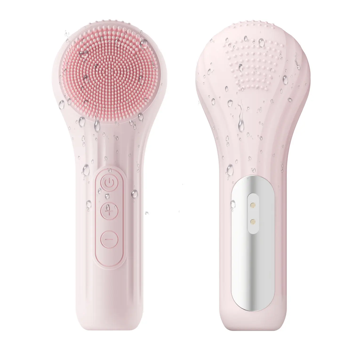 فرشاة تنظيف الوجه سونيك، منظف الوجه الكهربائي المقاوم للماء، تنظيف عميق، تقشير، فرشاة تنظيف الوجه بالاهتزاز
