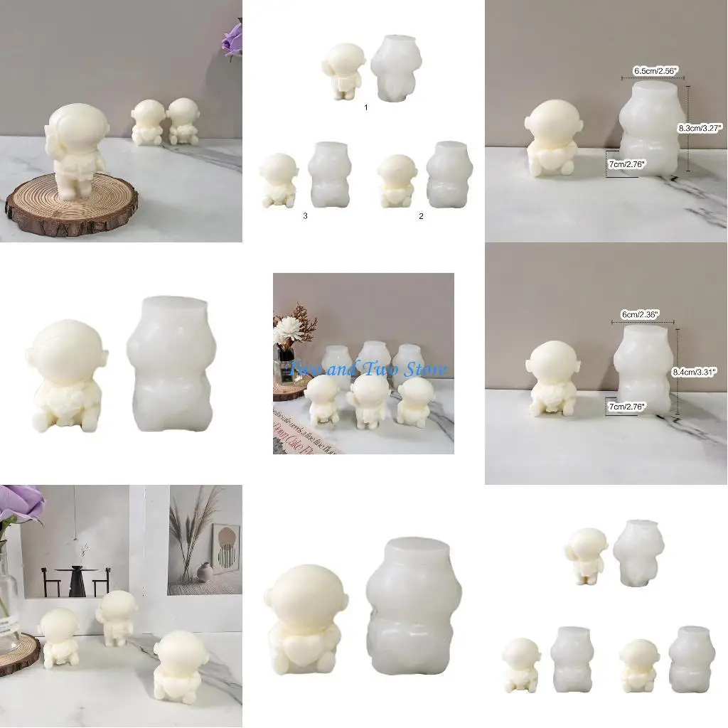 

HX6F Новинка силиконовые формы для свечей для изготовления свечей DIY литейная форма для эпоксидной смолы домашний автомобиль