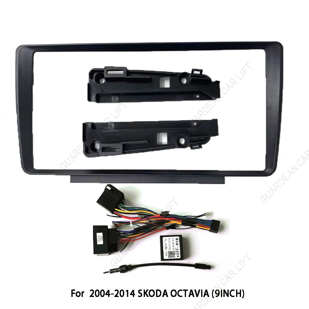 

9-дюймовый автомобильный радиоприемник Android для 2004-2014 SKODA OCTAVIA, стереоплеер, 2DIN, головное устройство, панель рамы приборной панели, отделка установки