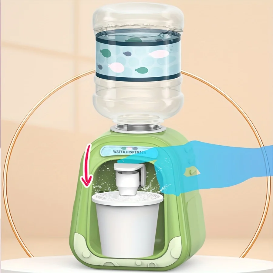 1pc Children\'s fun mini drinking machine toy mini bucket plastic lotion bottle