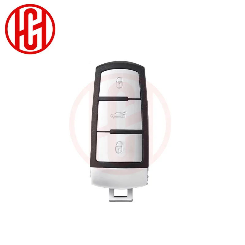 Car Key Shell Case for Volkswagen VW Passat CC B6 B7 B7L 3C R36 Maogotan B5 Smart Fob Card 3 Buttons Remote Car Key Case
