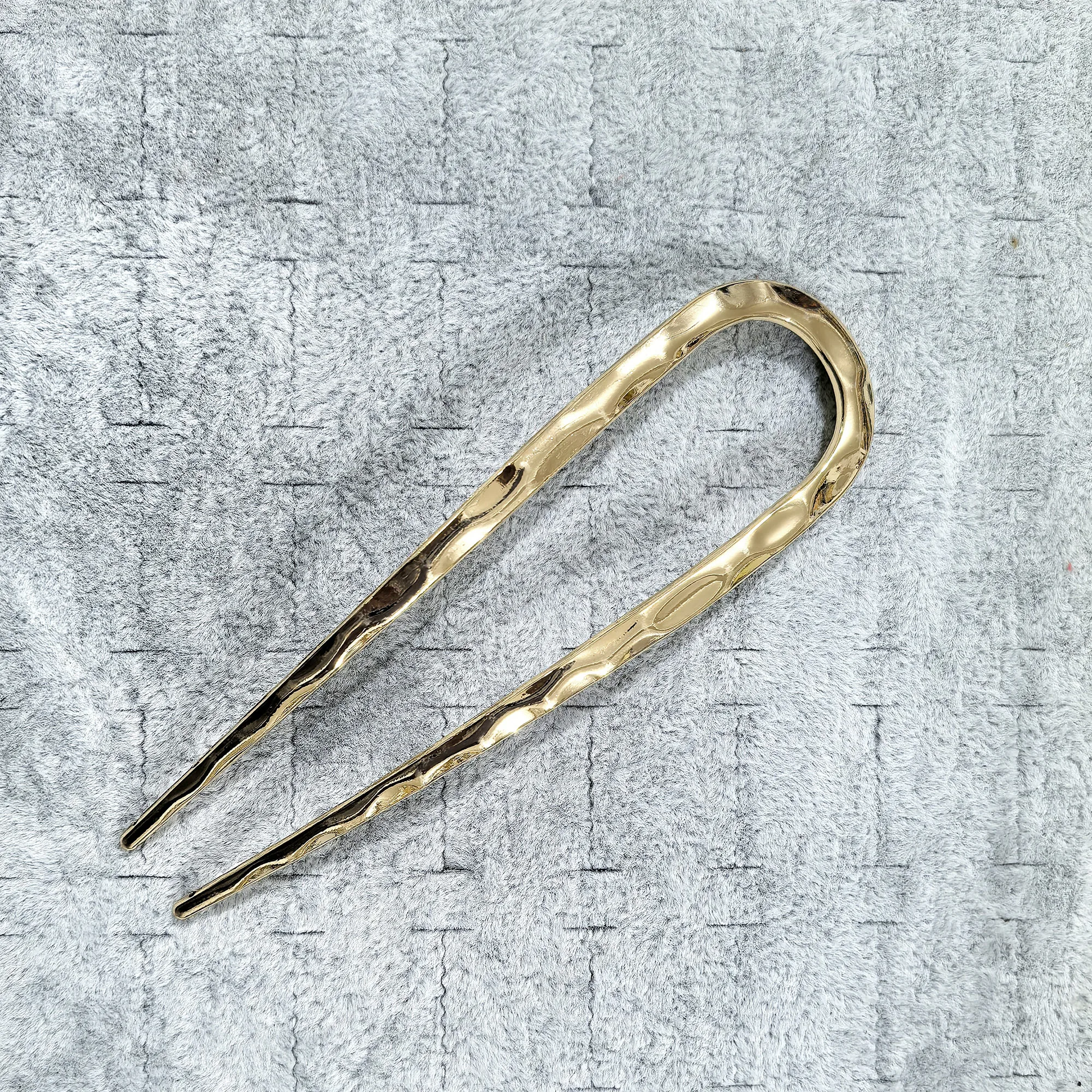 Dicke, einfache U-förmige Haargabeln für Frauen und Mädchen, Metall-Haarspangen, geometrische Haarclips, modische Haaraccessoires für Damen – Detail 27