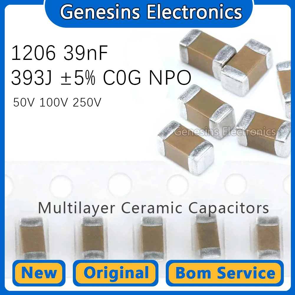 10 Pcs 1206 39Nf 39…