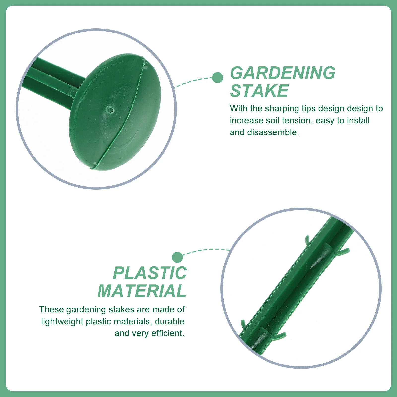 

100pcs Ground Stakes For Garden Fabric Lawn Fixing Durable Tarp Pegs Landscape Ground Fixing Stakes Spikes Yard Anchors