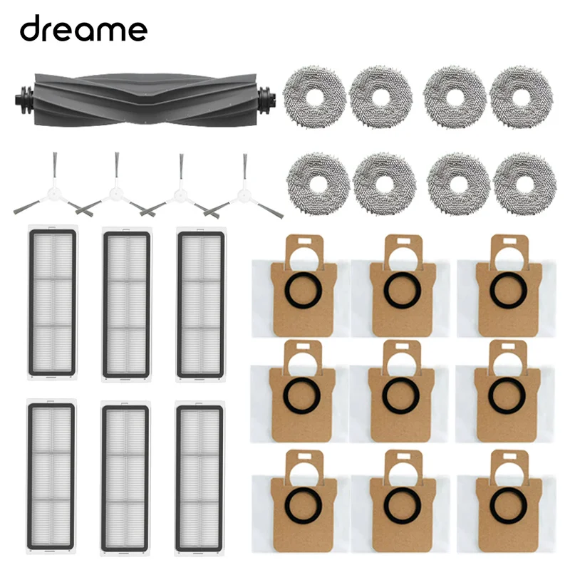 Dreame Bot L10s Ultra / L10 Ultra Roboter-Staubsauger-Zubehör, Mopp, Staubbeutel, Hauptbürste, Seitenbürste, Hepa-Filter, Ersatz