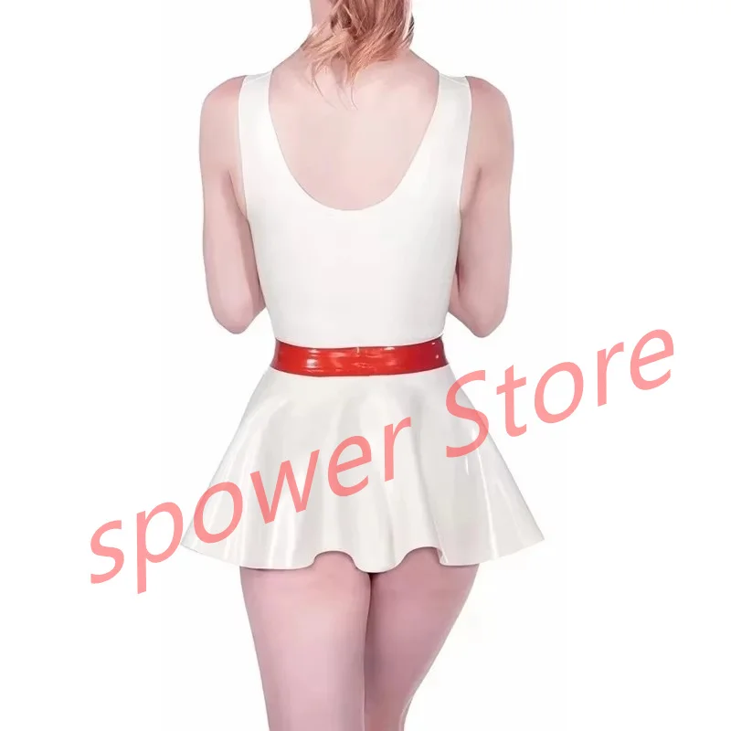 

Handmade Women Latex Dress Catsuit Rubber Bodysuit Tight Jumpsuit Customize Cosplay Costumes