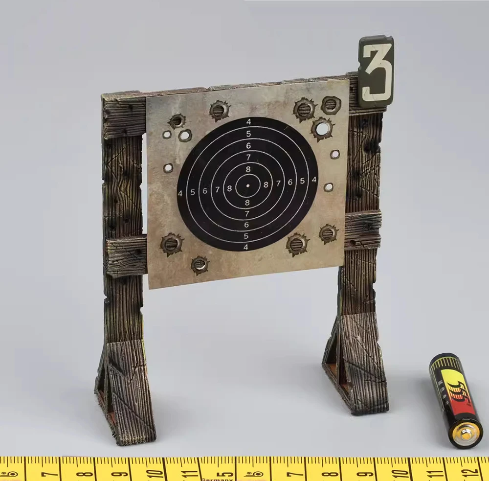 POPTOYS BGS020 WWII Big Head Series Soldier Doll Weapon Aim Target Platform Toys Model For 6