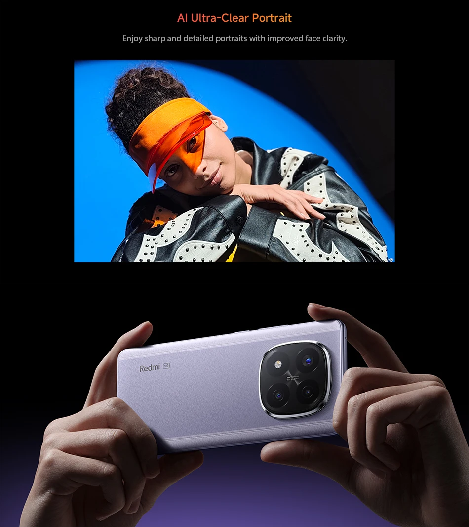 Smartphone Xiaomi Redmi Note 14 Pro Plus 5G Global version 120W HyperCharge AMOLED display 200MP AI camera Snapdragon® 7s Gen 3
