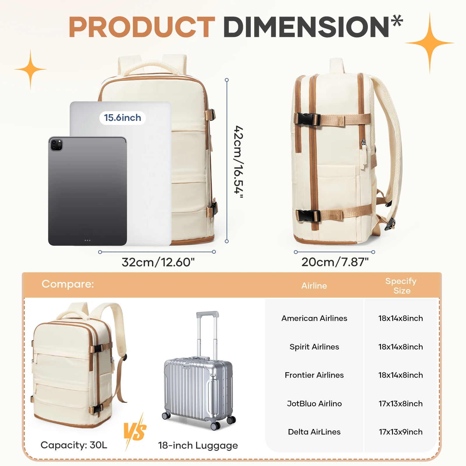 المرأة على ظهره السفر المقصورة طائرة Ryanair 40x30x20 على ظهره السفر المقصورة اليد الأمتعة حقيبة يد رجالي على ظهره حقيبة ظهر للكمبيوتر المحمول