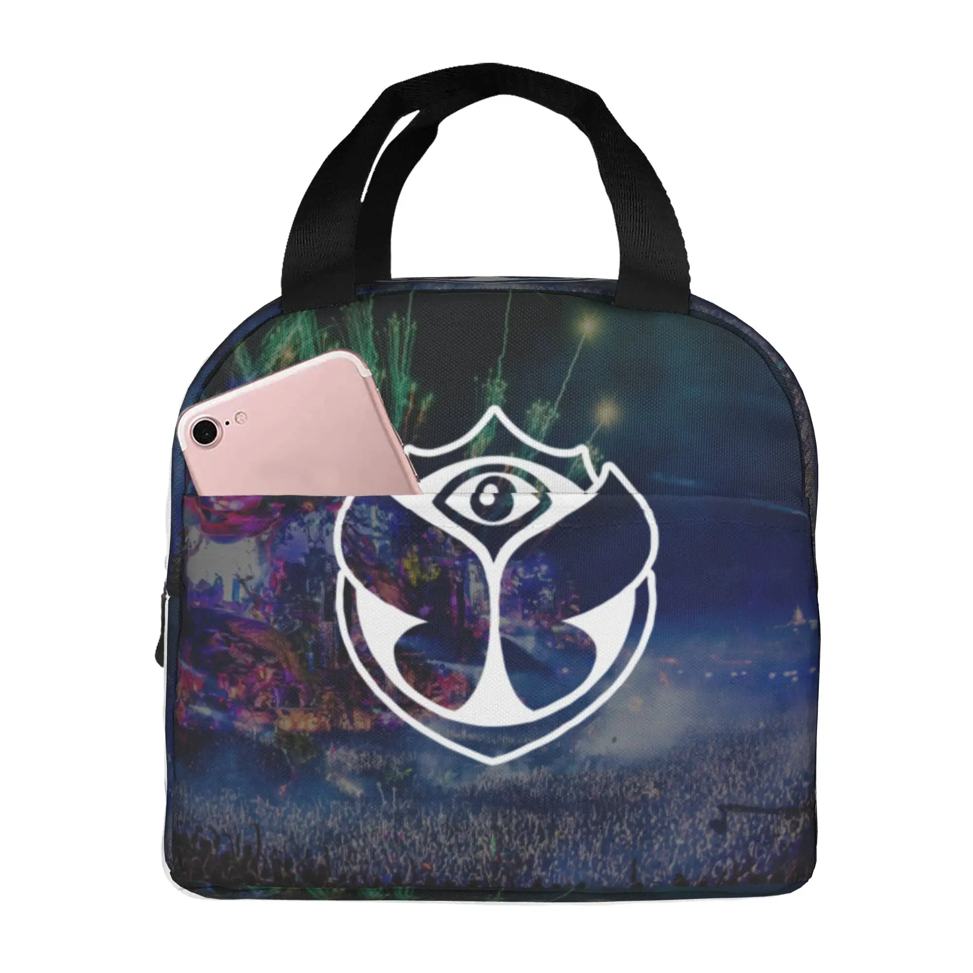 caixas-de-almoco-portateis-personalizadas-tomorrowland-para-festivais-de-musica-bolsa-termica-impermeavel-para-alimentos-ideal-para-estudantes
