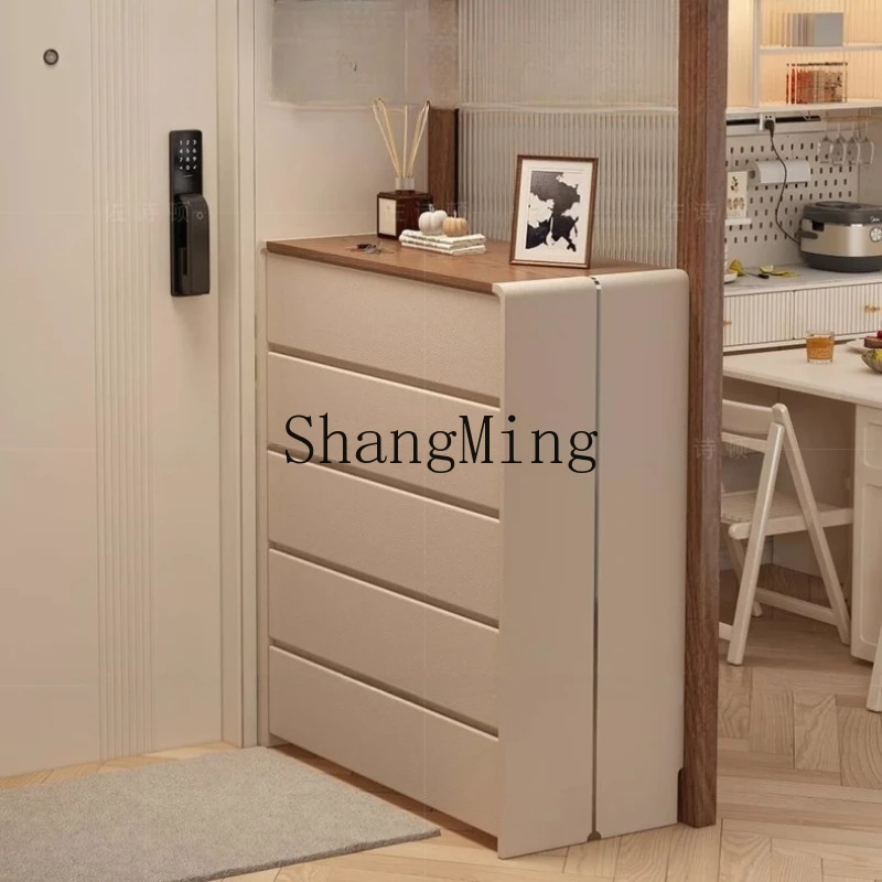 

ZYY new entrance cabinet solid wood room hall cabinet partition living room small storage cabinet