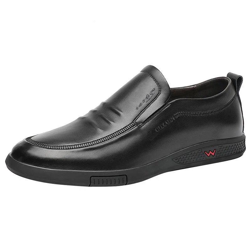 

Solid Color Business Casual Shoes for Men Spring Autumn Soft Sole Leather Shoes Male New Designer Driving Shoe Man Loafers