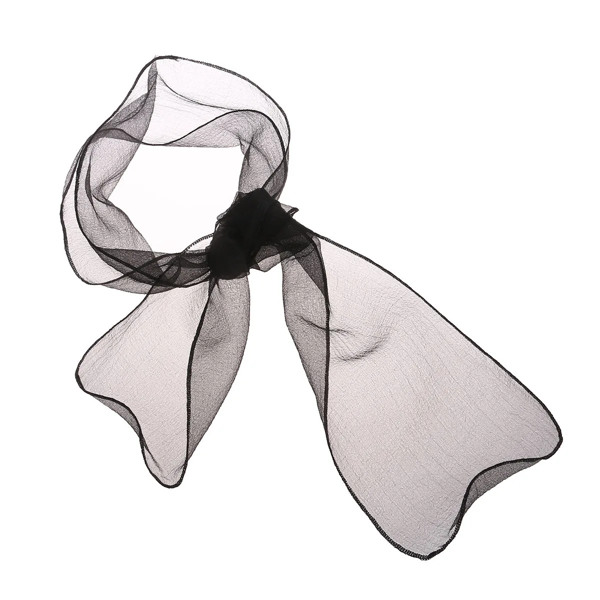 

Solid Color Scarf For Women Square Organza Kerchief Sheer Chiffon Neck Wrap Soft Comfortable All Season Wear Elegant