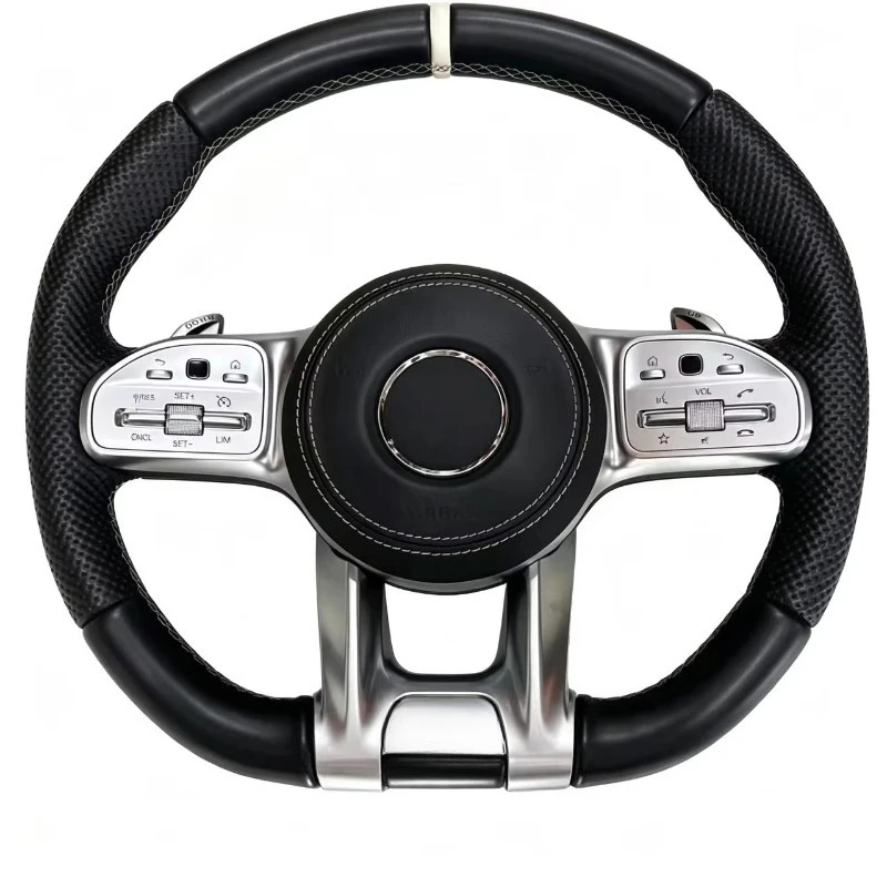 Used Car Steering Wheel For AMG Mercedes S Class W222 S63 S65 OE A0004606303 Perforated Leather Dismantled Parts