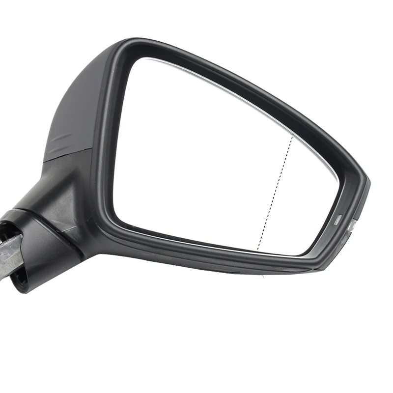 For VW Tiguan 2016 2017 2018 Auto Electric adjustment Power Heated Fold Turn Signal Car Side Mirror Assembly 6 Wire 9 Wire