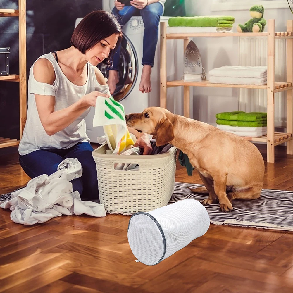 

4Pcs Mesh Laundry Bag for Shoes Socks Washer Dryer White Travel Protect Garments Bra Scarf Hosiery Lingerie TShirt Baby Clothes