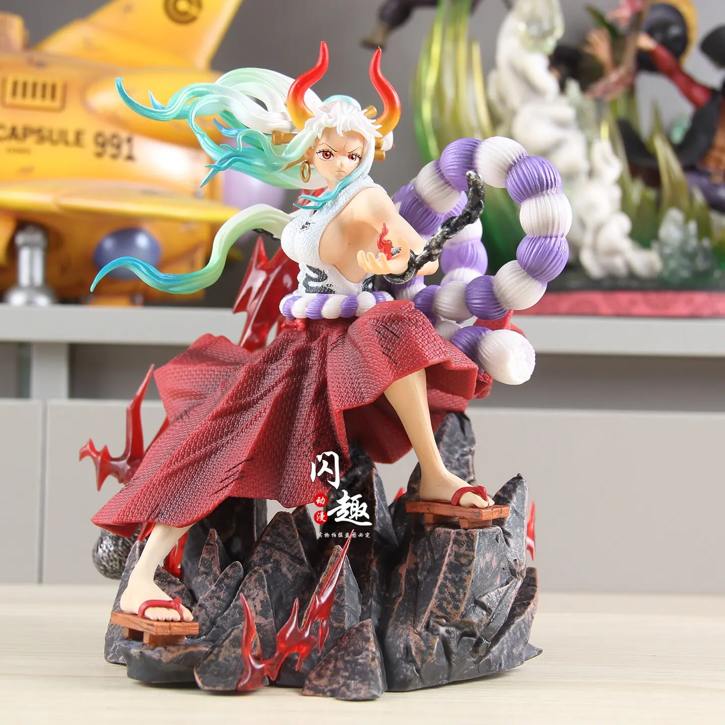 

20cm Anime ONE Piece Yamato Figure Beautiful Girl Yamato Figurine Pvc Statue Model Collectible Room Ornament Toys Birthday Gifts