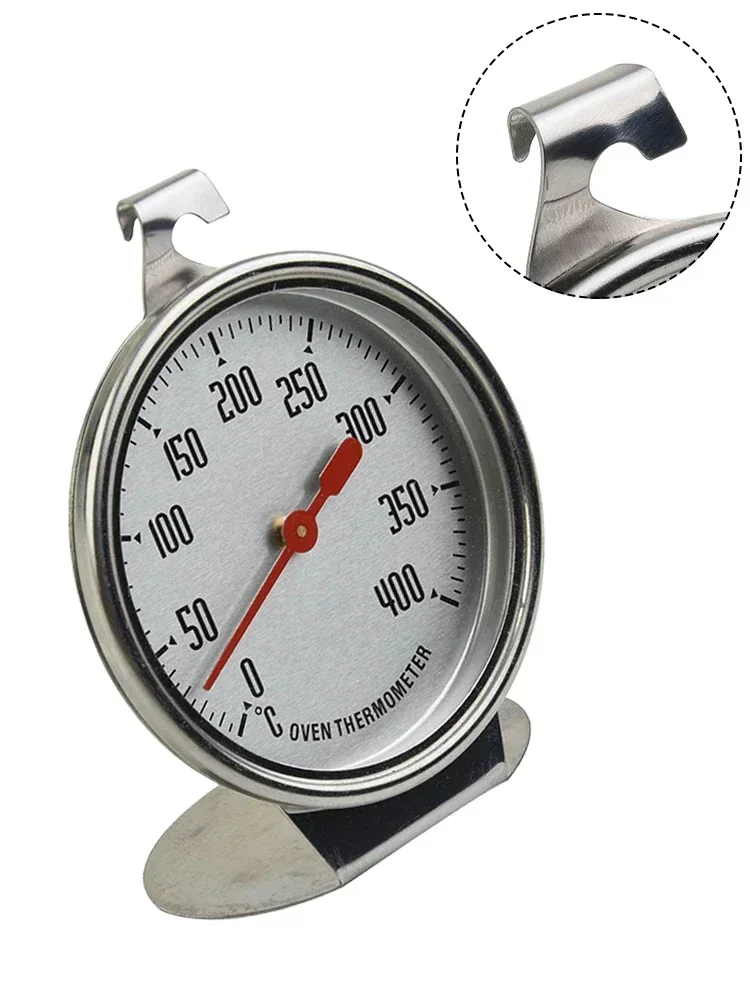 Stainless Steel Oven Thermometer  Kitchen Food Temperature Meter Gauge Measuring Range  0 To 400 ° C