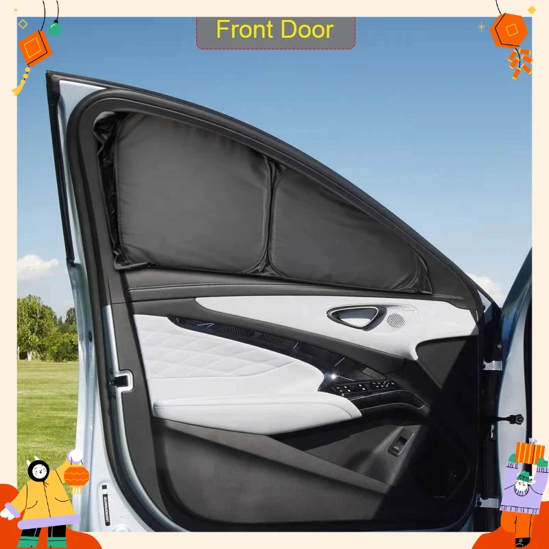 

Для BYD SEAL 2022-2026: Черные солнцезащитные шторки для окон автомобиля, защита от УФ-излучения и перегрева, аксессуар для интерьера