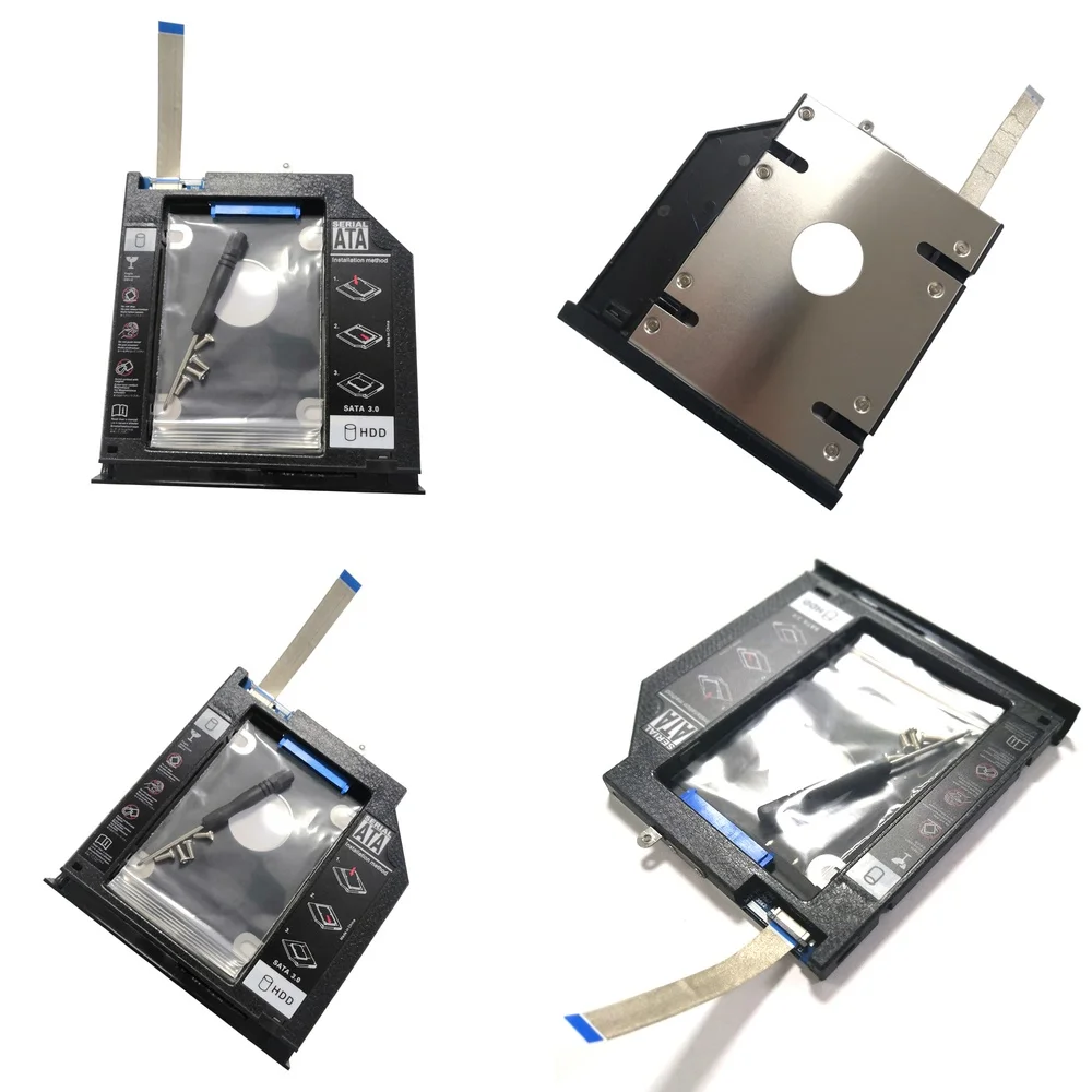 

Second Hard Drive Caddy Enclosure for Dell 3467 3468 3476 3478 3567 3568 3576 Laptop HDD SSD Upgrade Kit SATA 2.5 Inch Bay