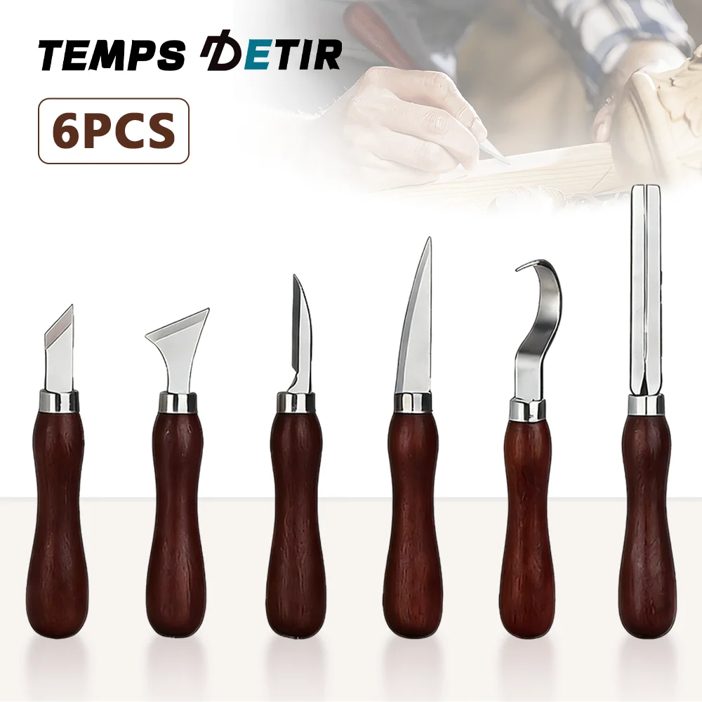 Woodworking Knives - Kit de entalhe em madeira faça