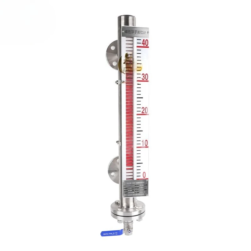 Level gauge with remote transmission 304 stainless steel side mounted top mounted level gauge